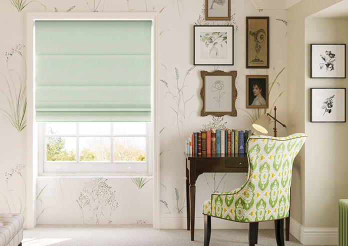 Nautical Stripes, Seagrass - Twist&Fit Roman Blind - Image 3